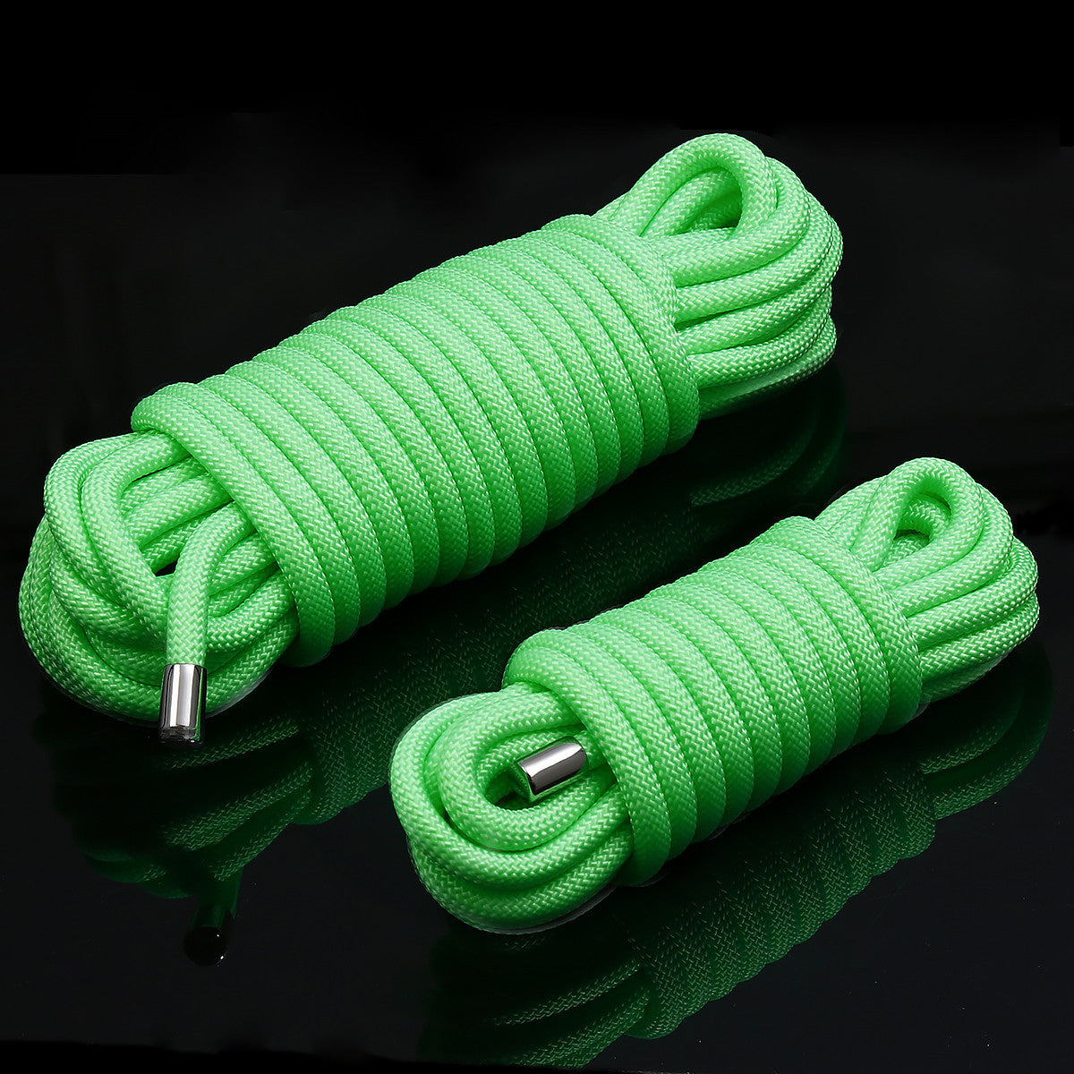 Neon Green UV Reactive Shibari Rope - Blacklight Bondage (5m/10m)