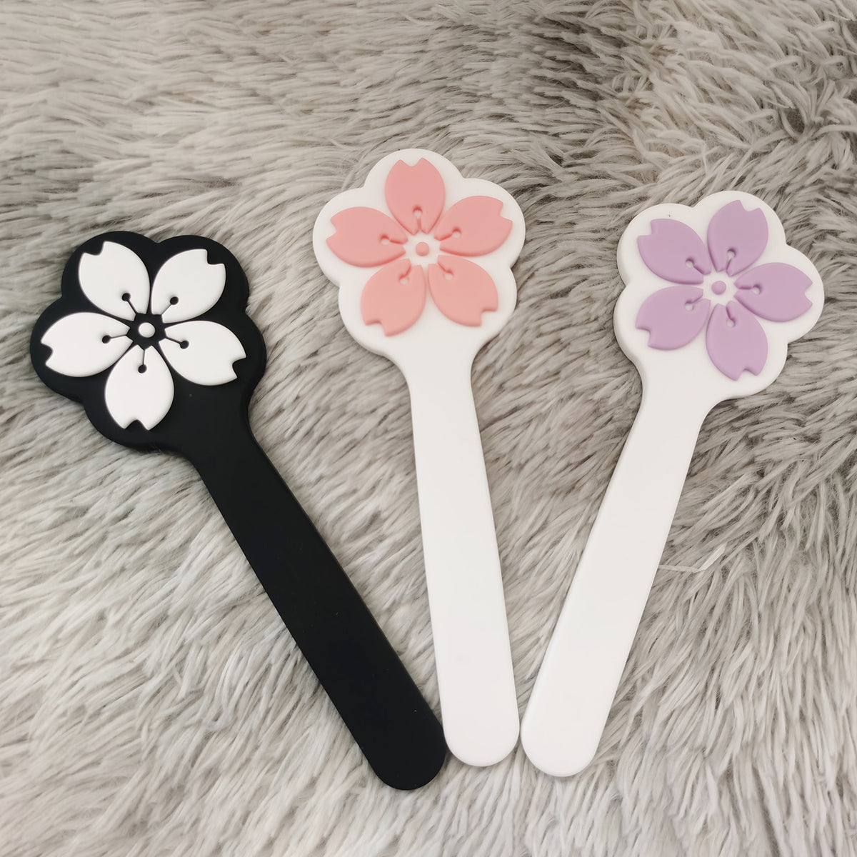 Impactful Cherry Blossom Silicone BDSM Spanking Paddle 4-colors Available