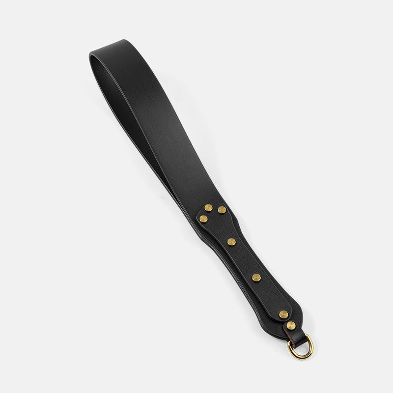 Heavy Riveted BDSM Leather Spanking Paddle