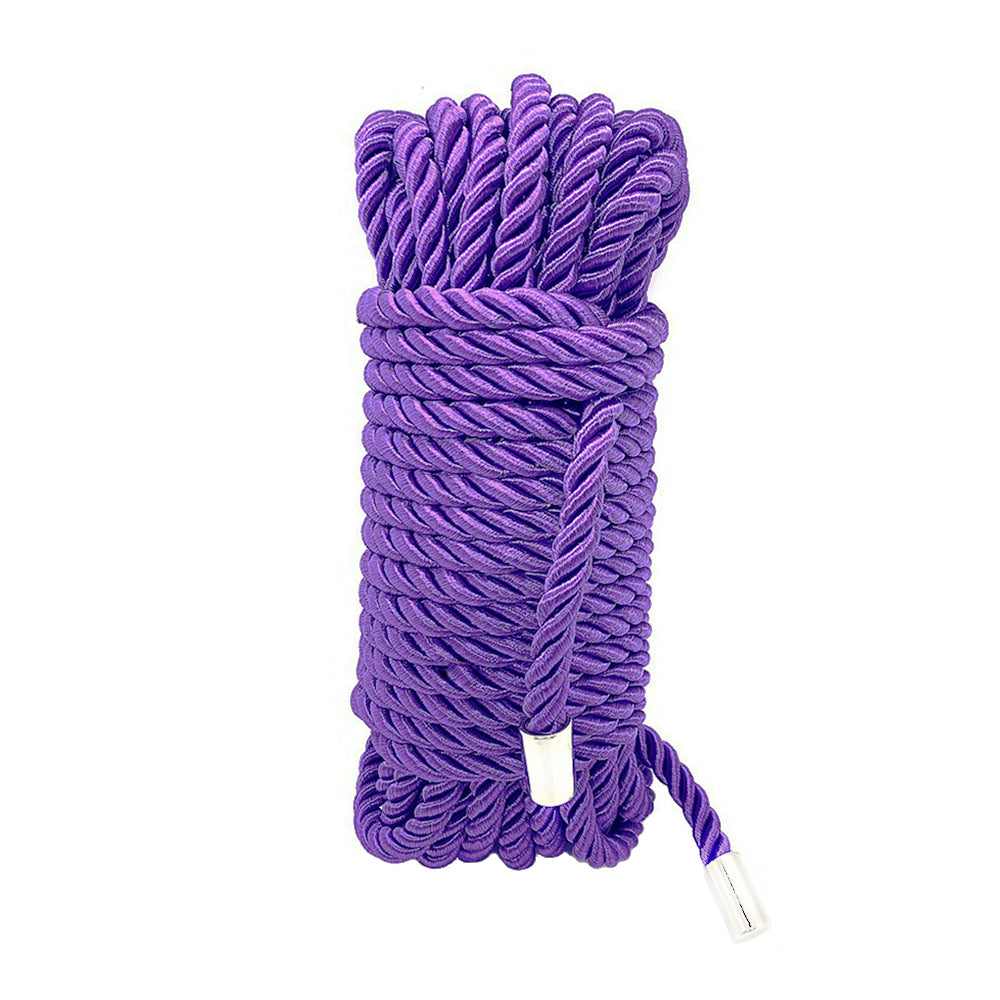 Bright Purple Nylon Shibari Bondage Rope 32Ft