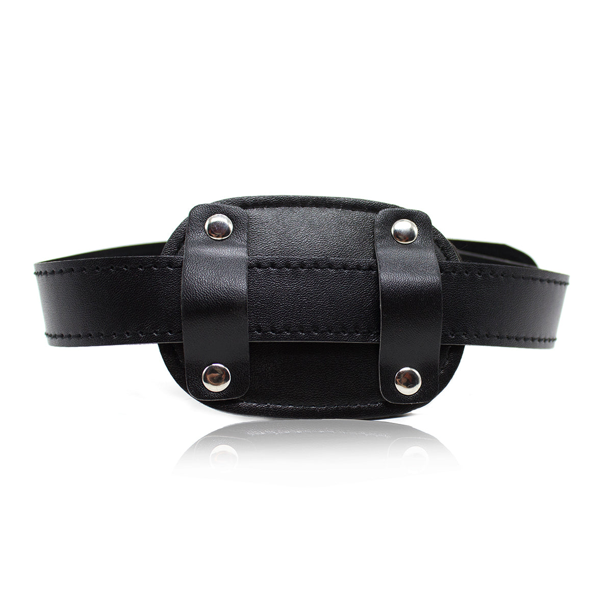 Lockable Deep-Throat Rubber Dildo Gag