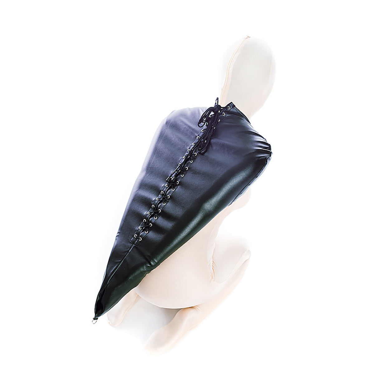BDSM Full Sleeve Bondaege Armbinder for Total Restraint Black