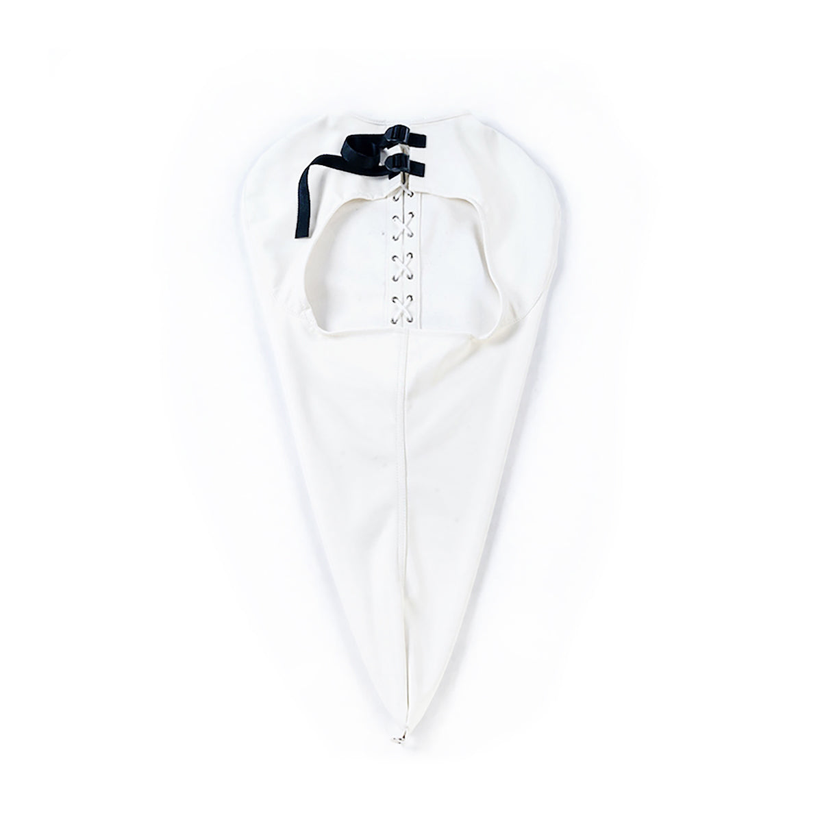 BDSM Full Sleeve Bondaege Armbinder for Total Restraint White