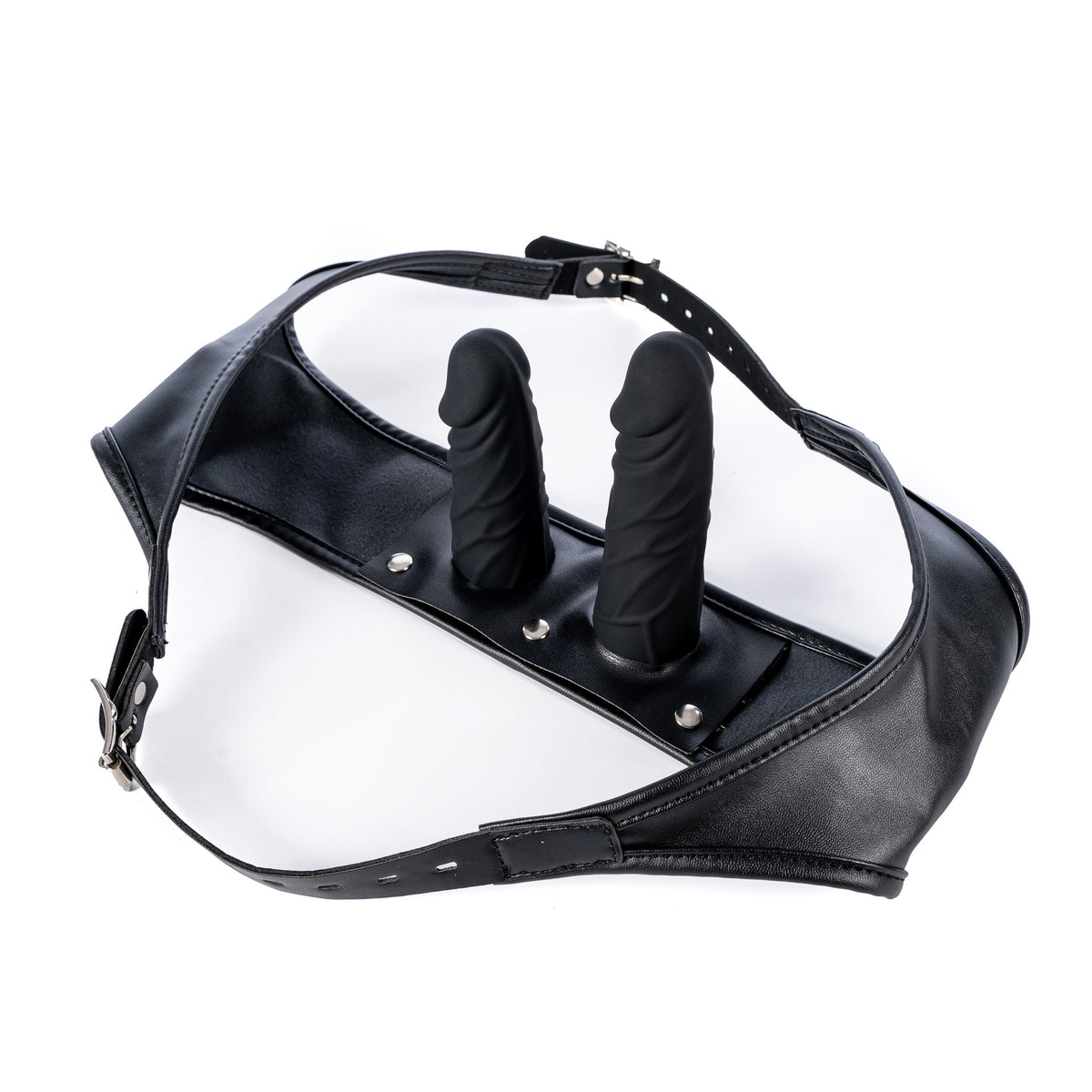 Wearable Double Dildo Pants & Masturbation Harness
