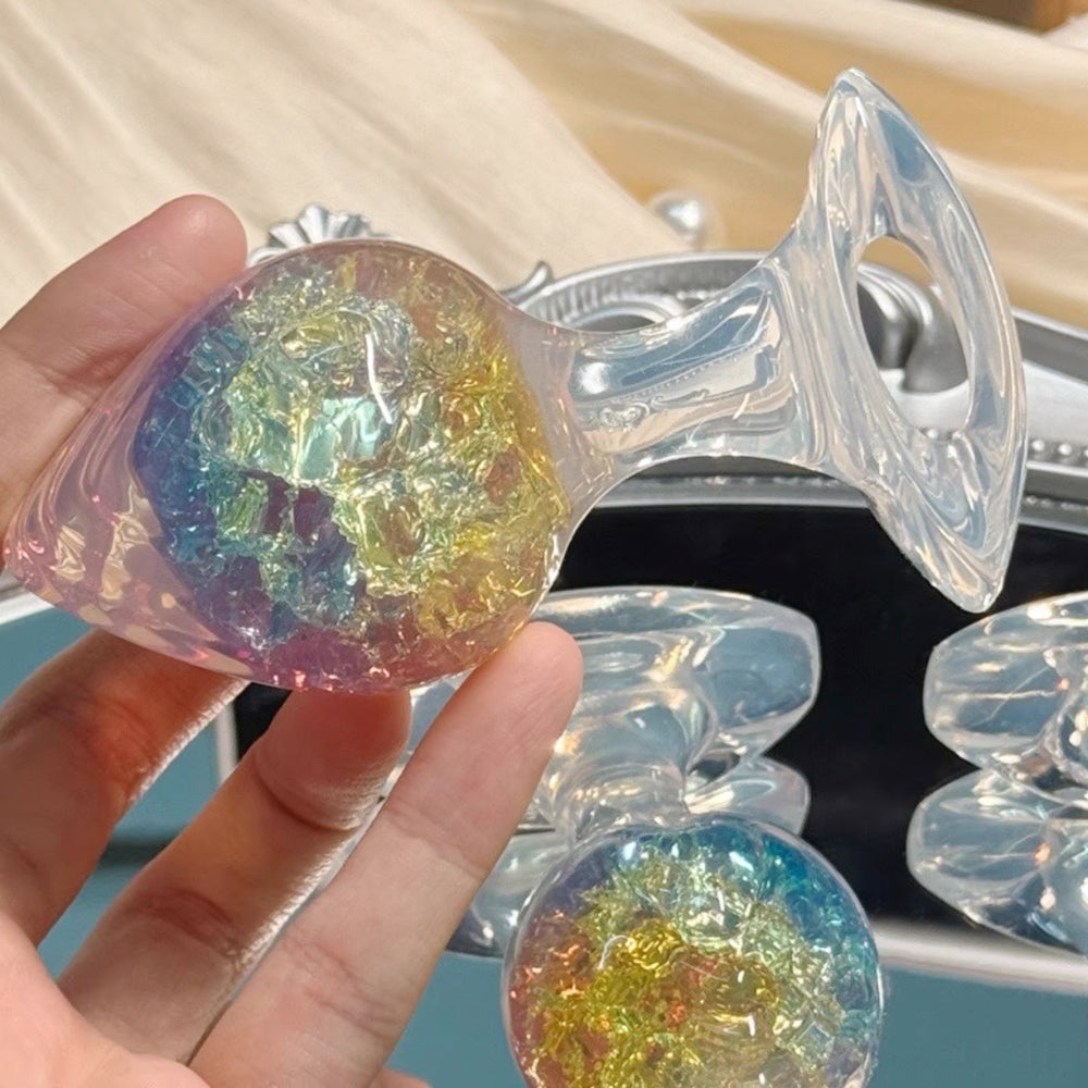 Premium Iridescent Silicone Anal Plug for Beginners & Advanced Users S/M/L