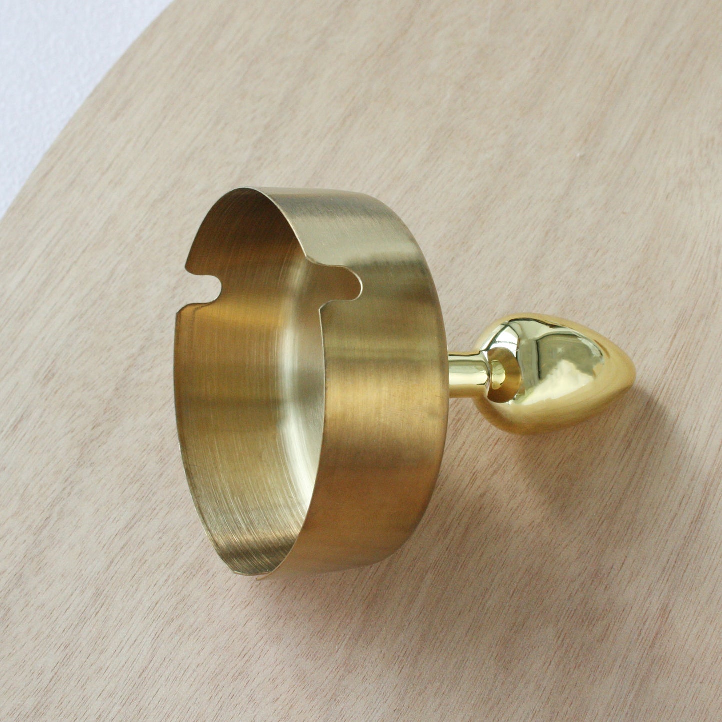 BDSM Stainless Steel Ashtray Anal Butt Plug 1.8cm/2.2cm/2.8cm/3.2cm