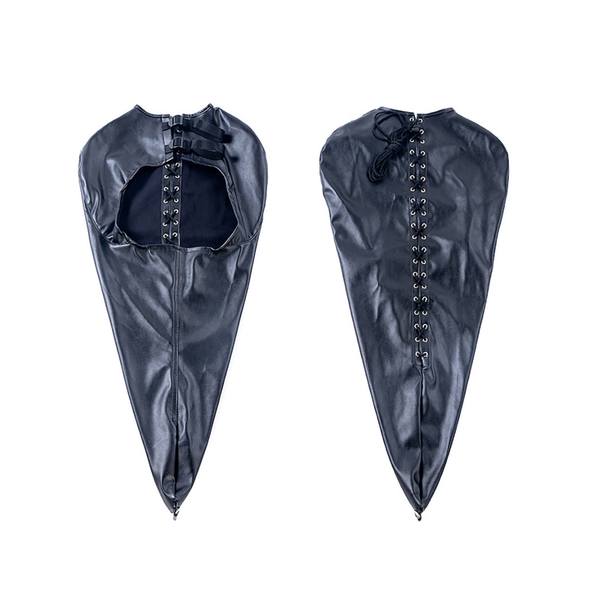 BDSM Full Sleeve Bondaege Armbinder for Total Restraint Black