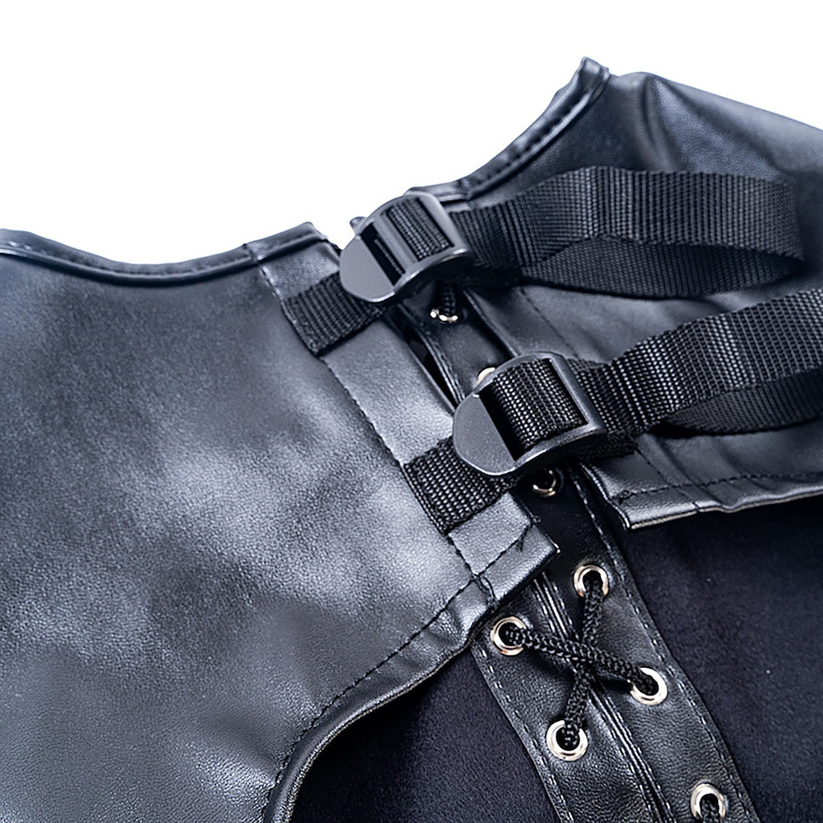 BDSM Full Sleeve Bondaege Armbinder for Total Restraint Black