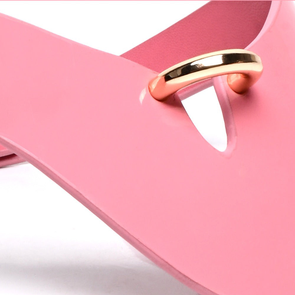 Glamorous Pink 5-Piece Bondage Set – Collar, Cuffs & Leash for Sweet Submission