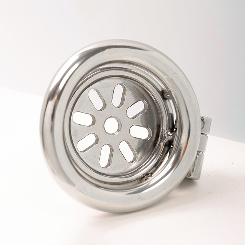 Stainless Steel Chastity Cock Cage with lock Dome & Flat Styles