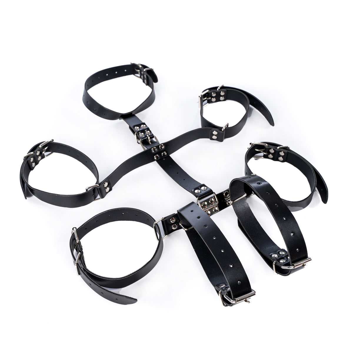 Neck to Wrist Bondage Restraint & Arm Binder Vegan Set Sexy Maker