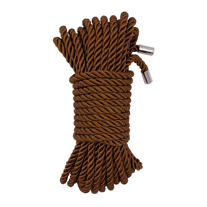 Bright Brown Nylon Shibari Bondage Rope 32Feet