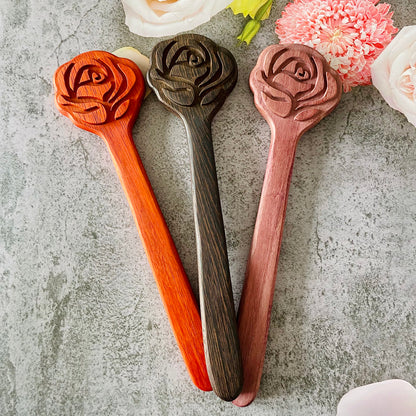 BDSM Rose-shaped Wood Spanking Paddle