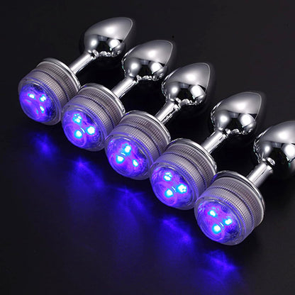 Remote-Controlled LED Light Up Butt Plug 3 Sizes Available