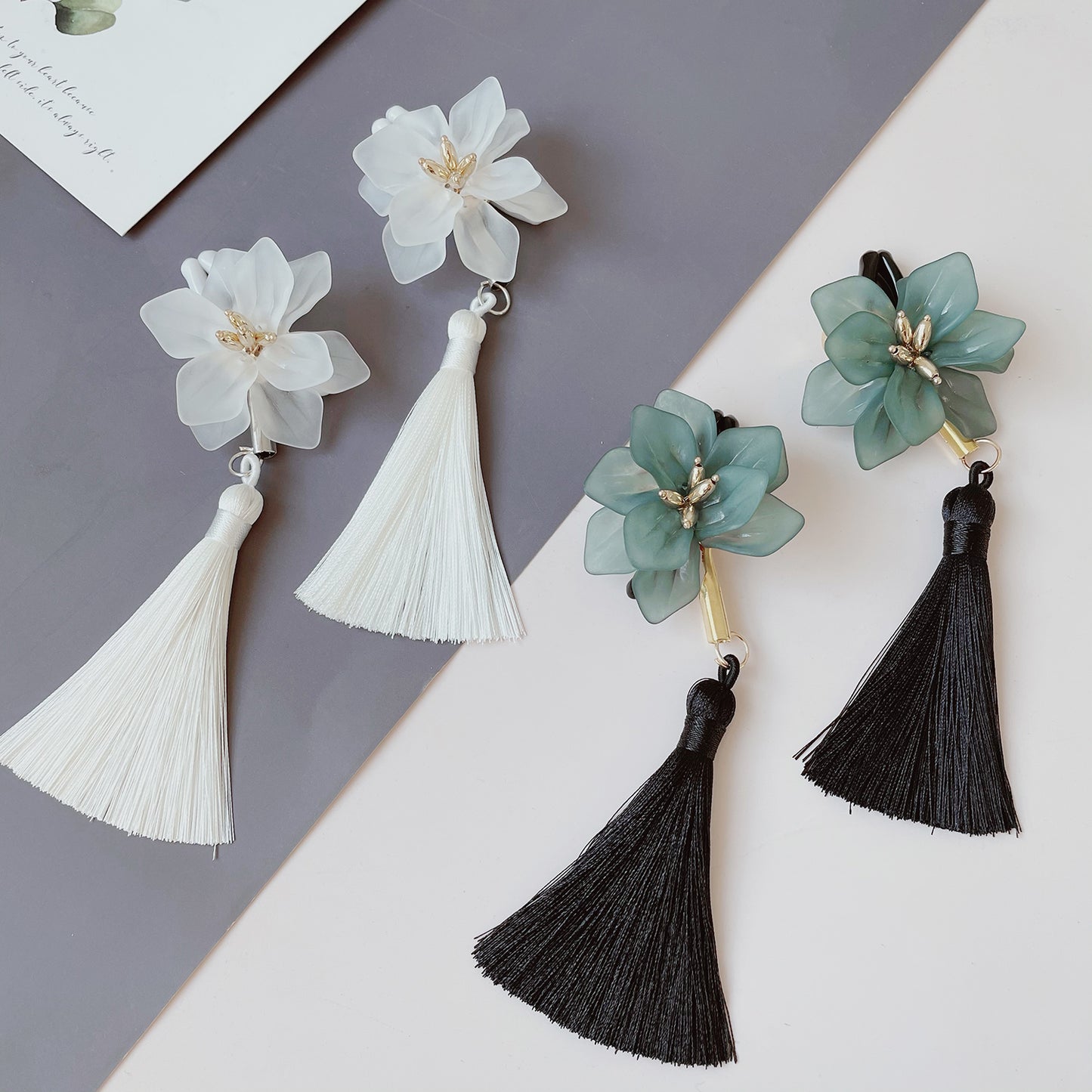 Blossom Flower Tassel Nipple Clamps