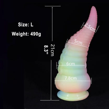 Multi Color Octopus Dildo/Butt Plug Tentacle with Suction Cup