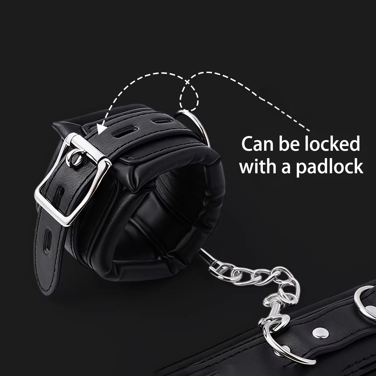 The Ultimate 8-Piece Beginner Bondage Starter Kit - Padded Vegan Leather