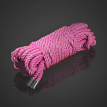 Bright Pink Nylon Shibari Bondage Rope 32Feet