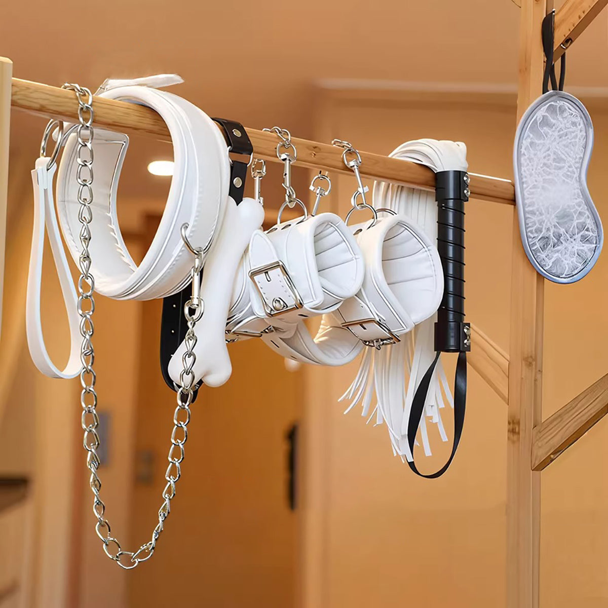 The Ultimate 8-Piece Beginner Bondage Starter Kit - Padded Vegan Leather