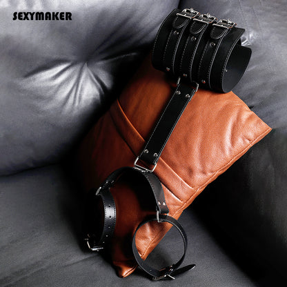 Strict Vegan Leather Bondage Armbinder