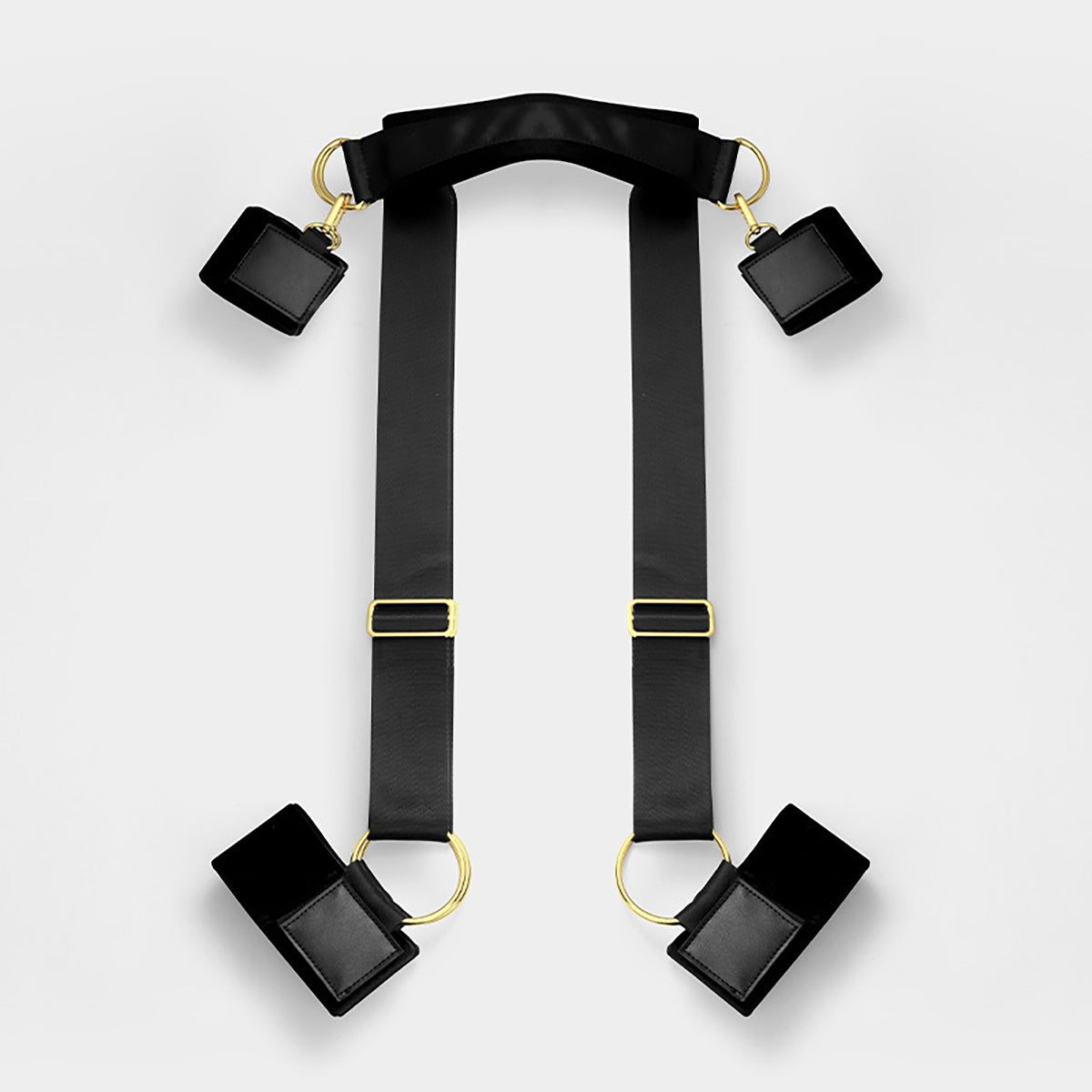 Sex Position Aid Strap Restraints with Ankle & Wrist Cuffs