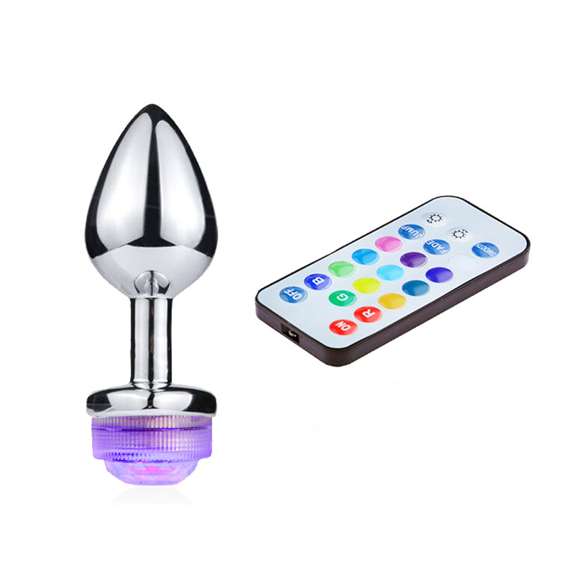 Remote-Controlled LED Light Up Butt Plug 3 Sizes Available