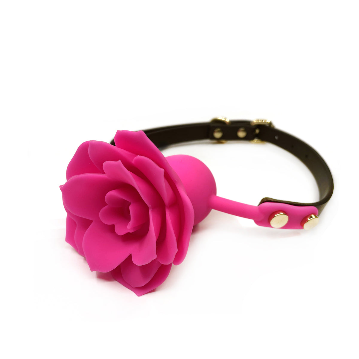 Silicone Breathable Rose Ball Gag