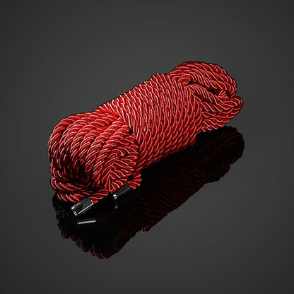 Bright Red Nylon Shibari Bondage Rope 32Feet