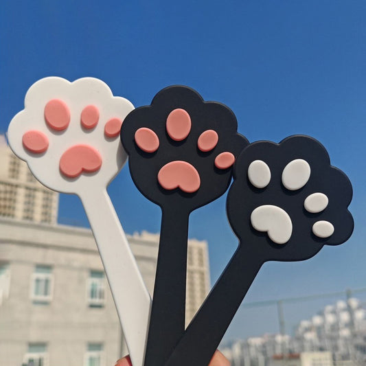 Adorable Cat Paw Silicone Spanking Paddle 3-colors Available