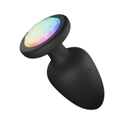 Remote-Controlled Light-Up Vibrating Anal Butt Plug with 10 Vibration Modes
