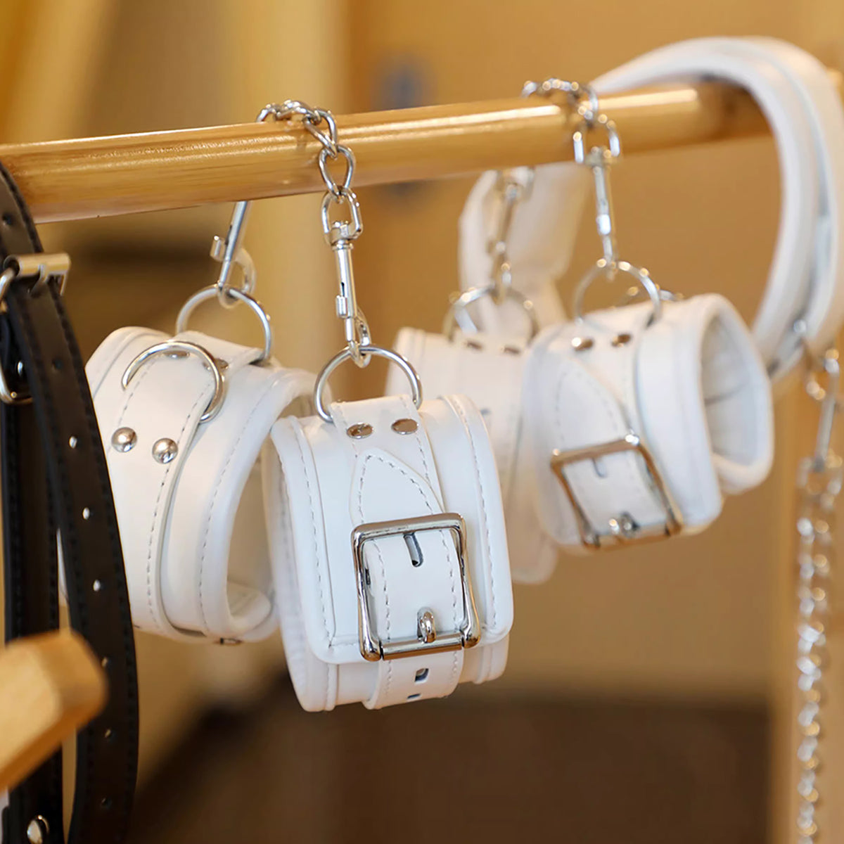 The Ultimate 8-Piece Beginner Bondage Starter Kit - Padded Vegan Leather