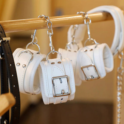 The Ultimate 8-Piece Beginner Bondage Starter Kit - Padded Vegan Leather