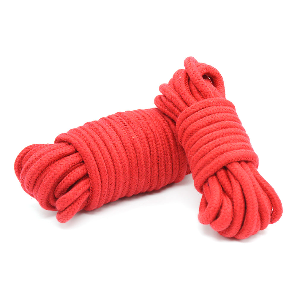 Red Cotton Shibari Bondage Rope 32Feet