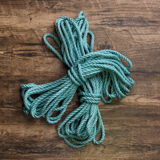 Japanese Natural Jute Shibari Bondage Rope Mint