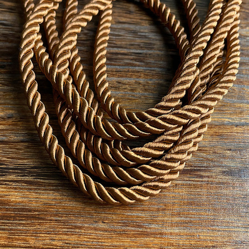 Bright Brown Nylon Shibari Bondage Rope 32Feet