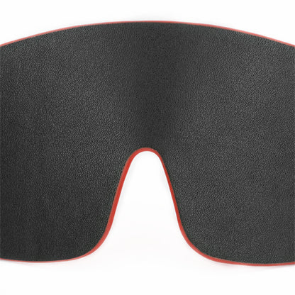 Vegan Faux Leather Soft BDSM Blindfold Pointed Edges