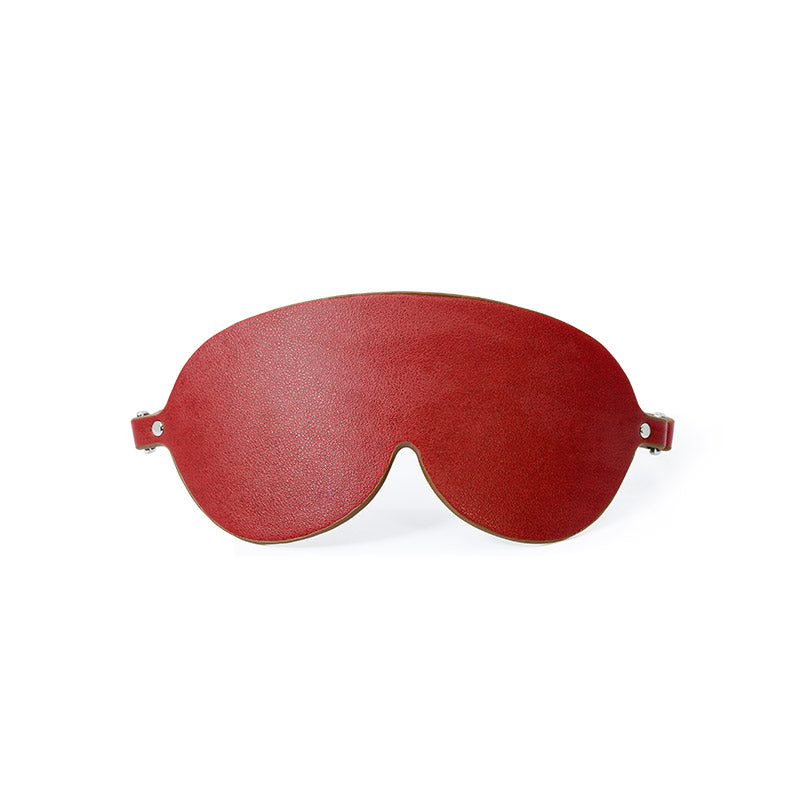 Vegan Faux Leather Soft BDSM Blindfold Rounded Edges