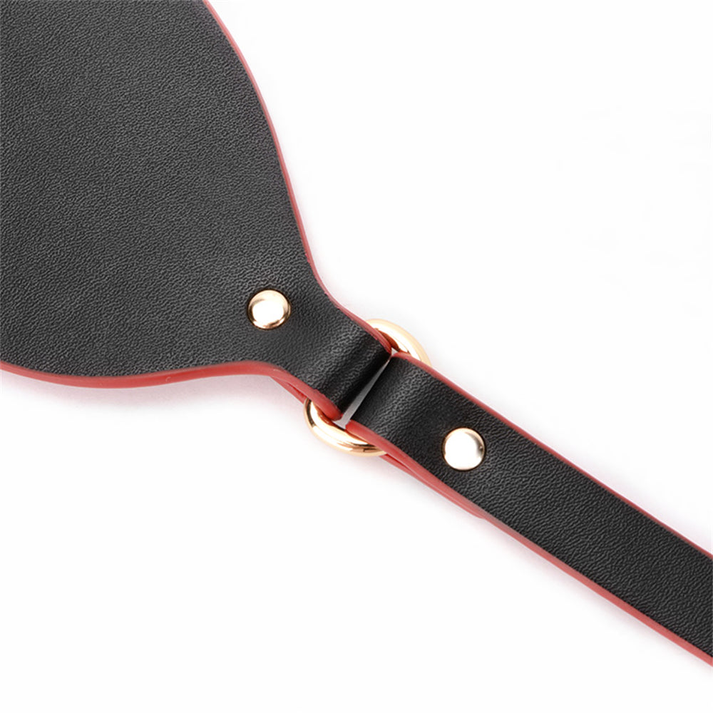 Vegan Faux Leather Soft BDSM Blindfold Pointed Edges