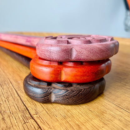 BDSM Rose-shaped Wood Spanking Paddle