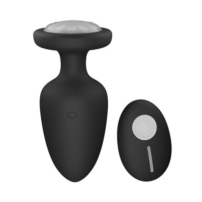 Remote-Controlled Light-Up Vibrating Anal Butt Plug with 10 Vibration Modes