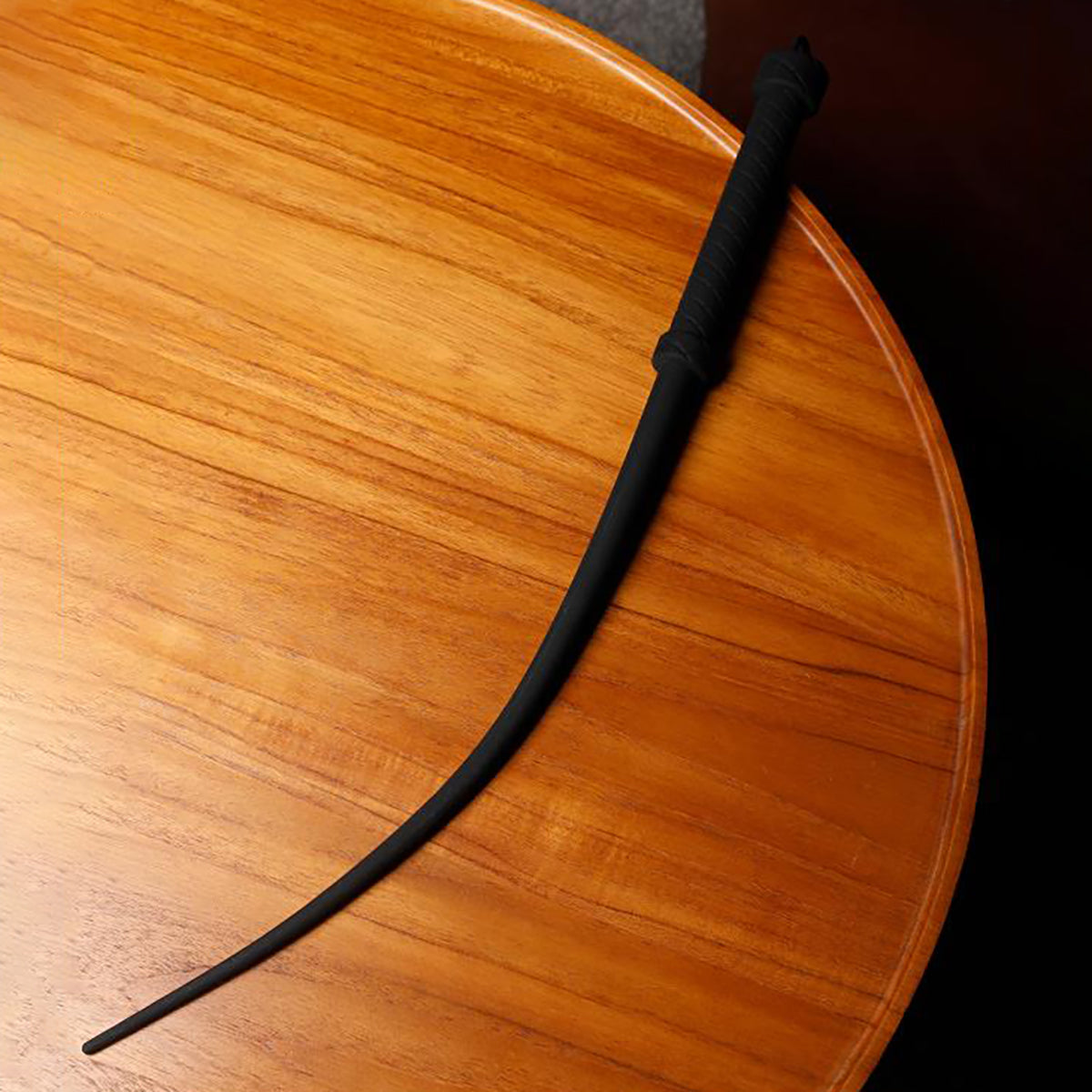 25" Premium Silicone Spanking Riding Whip Black