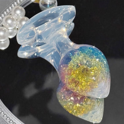 Premium Iridescent Silicone Anal Plug for Beginners & Advanced Users S/M/L