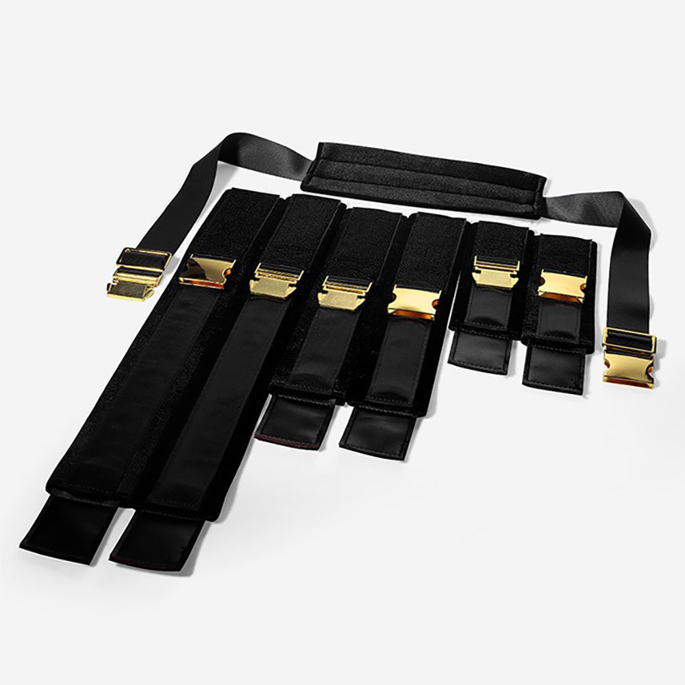 Multi-Position Quick-Release Bondage Restraint Set 4 Pieces