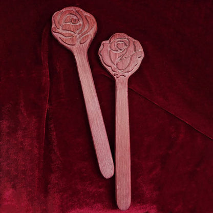 BDSM Rose-shaped Wood Spanking Paddle