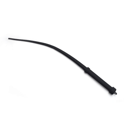 25" Premium Silicone Spanking Riding Whip Black