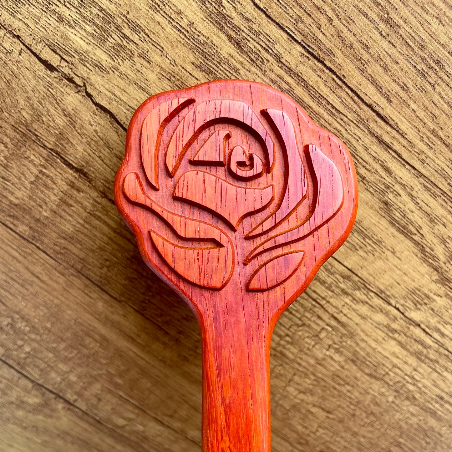 BDSM Rose-shaped Wood Spanking Paddle