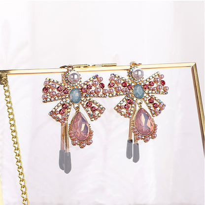 Exquisite Crystal Butterfly Pendant Nipple Clamps