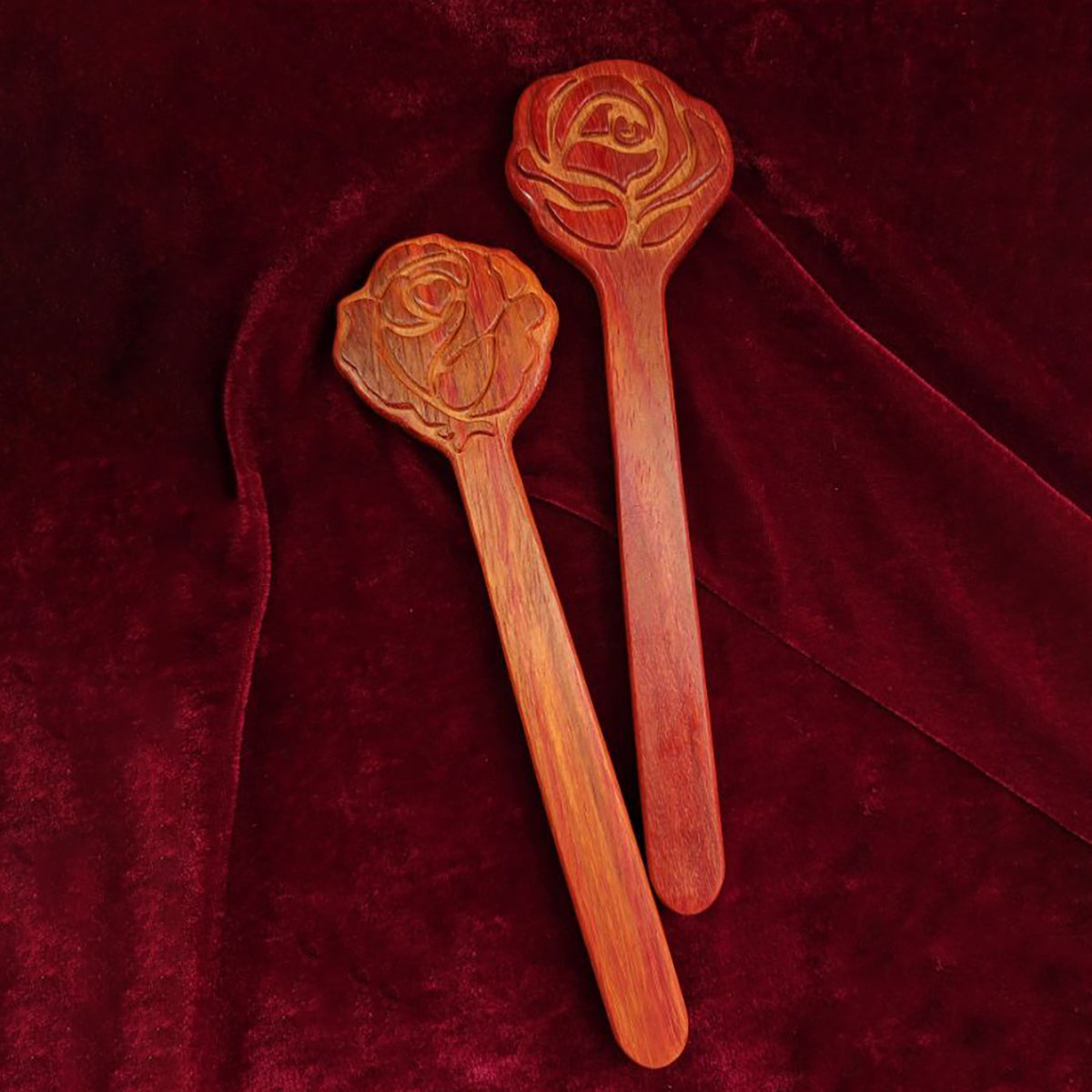 BDSM Rose-shaped Wood Spanking Paddle