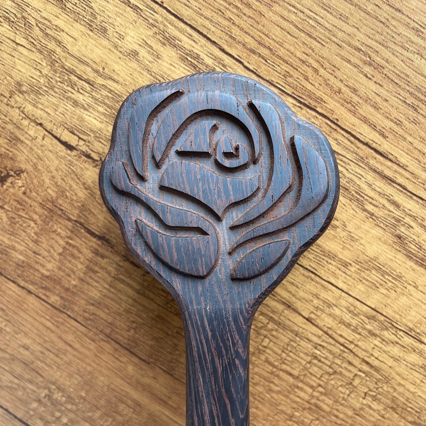BDSM Rose-shaped Wood Spanking Paddle