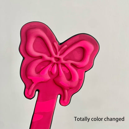 Heat-Sensitive Color-Changing Butterfly Spanking Paddle – Black to Pink